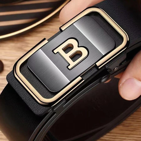 High Quality Men Original Buckle Leather Belt V06